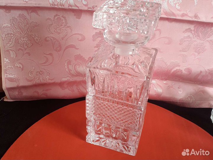 Набор хрустальный для коньяка виски.чехословакия