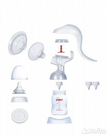 Молокоотсос Pigeon с бутылочкой, соплеотсос
