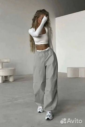 Штаны карго женские