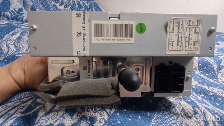 Штатная автомагнитола на geely emgrand ес 7