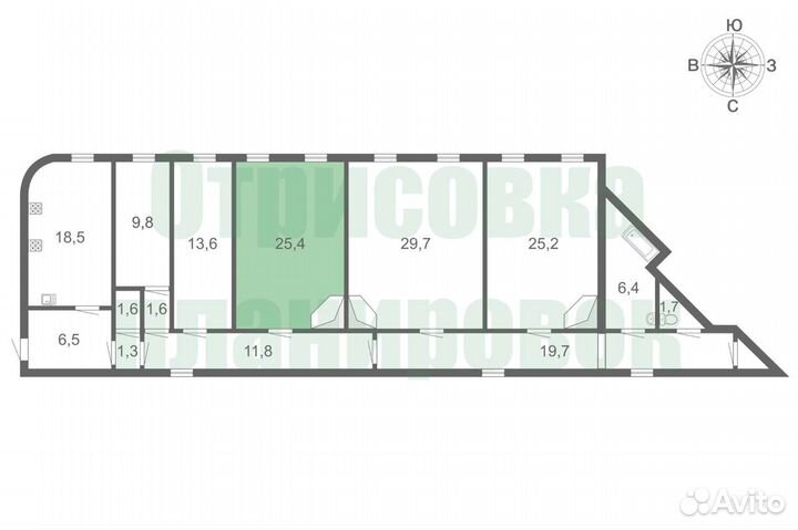 Отрисовка планов, планировок, помещений со скана/ф