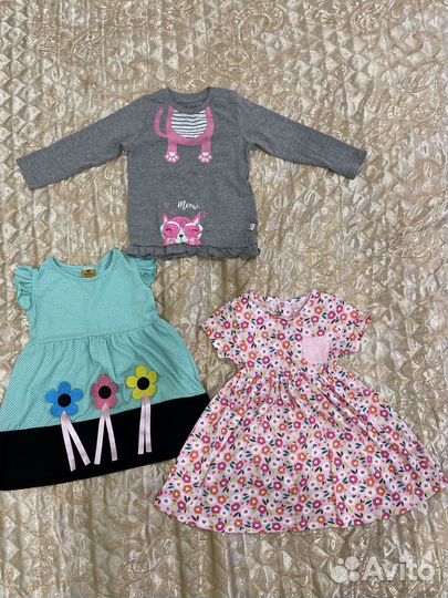 Вещи пакетом на девочку 92