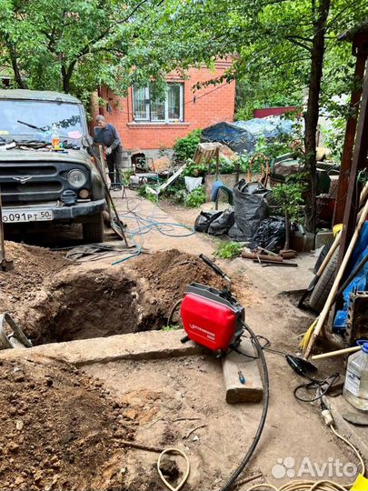 Устранение засоров Промывка канализации 24/7