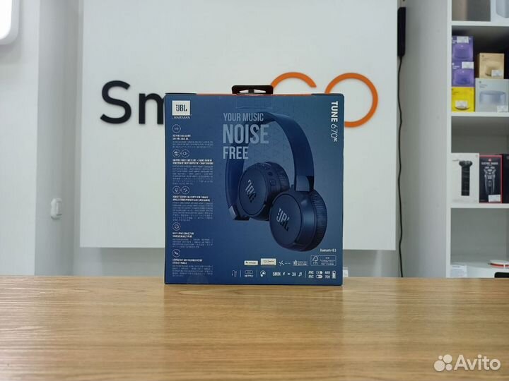 Беспроводные наушники JBL Tune 670NC (Blue)