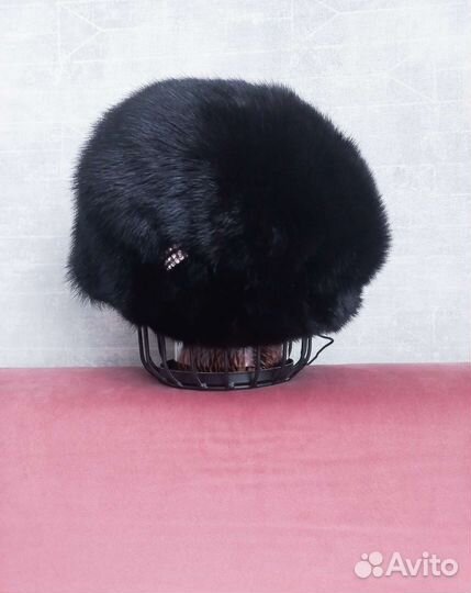 Шапка норковая женская 58 размер