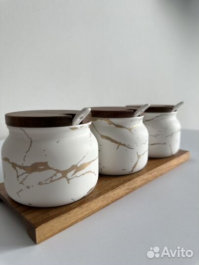 Набор баночек для специй