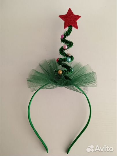 Новогодний ободок ёлочка