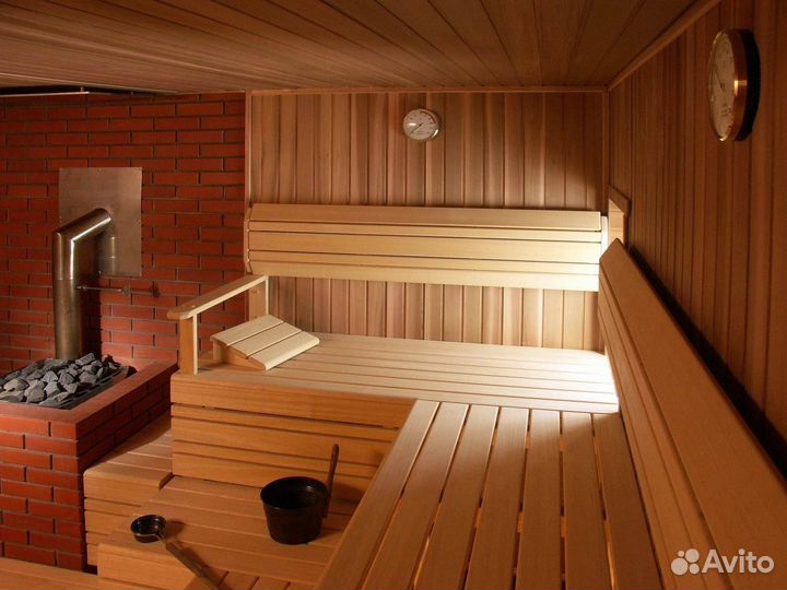 Внутренняя отделка бани под ключ