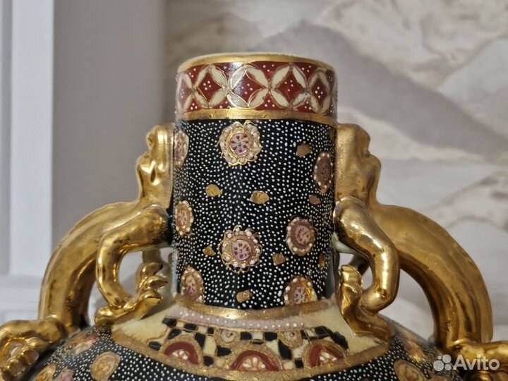 Антикварная ваза фарфор