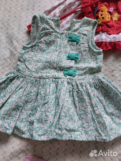 Детские вещи для девочки пакетом 62 68