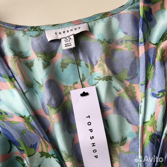 Блузка вискоза весна М новая topshop lichi