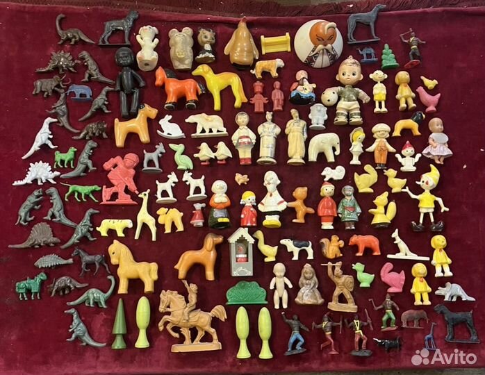 Колкий пластик СССР игрушки репка буратино