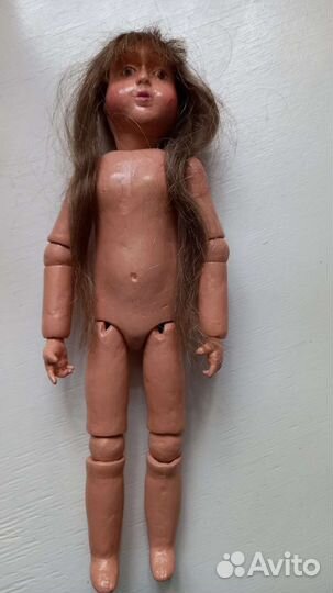 Кукла из папье маше, интерьерная, ручной работы