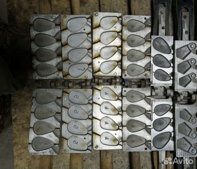 Формы для литья грузил