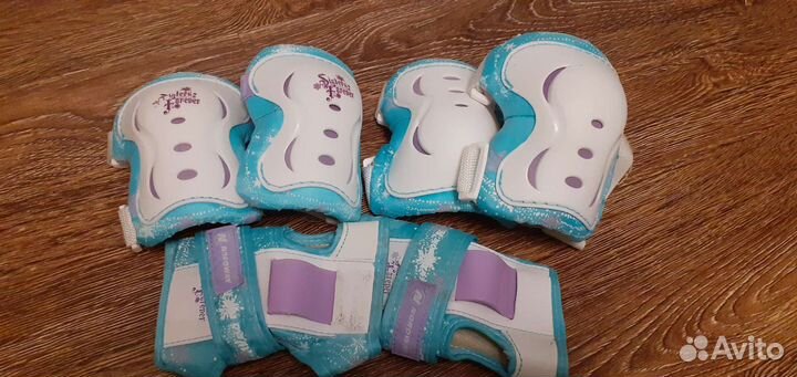 Коньки раздвижные Холодное сердце. Р-р 31-36