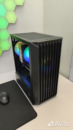 Игровой пк AMD Ryzen 5 5500 RTX 2070 DDR4 16Gb