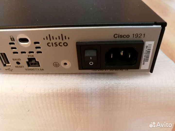 Маршрутизатор Cisco 1921-K9