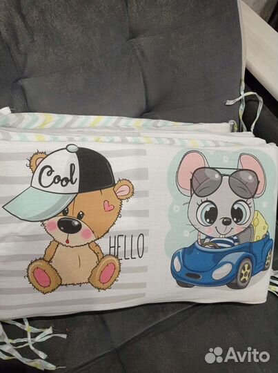 Бортики в детскую кроватку