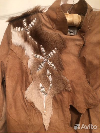 Куртка кожаная женская 42 44