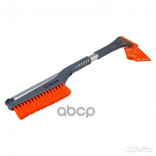 Щетка от снега и льда с телескопической ручкой