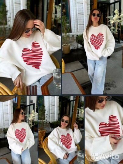 Свитер женский оверсайз