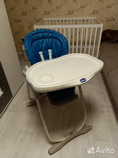 Стульчик для кормления chicco polly magic