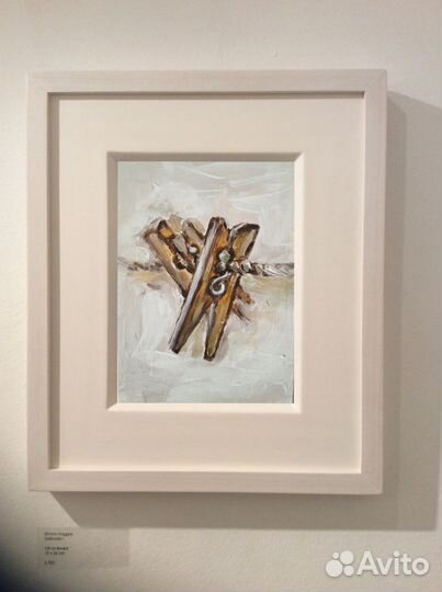 Картина акрилом, этюд, 