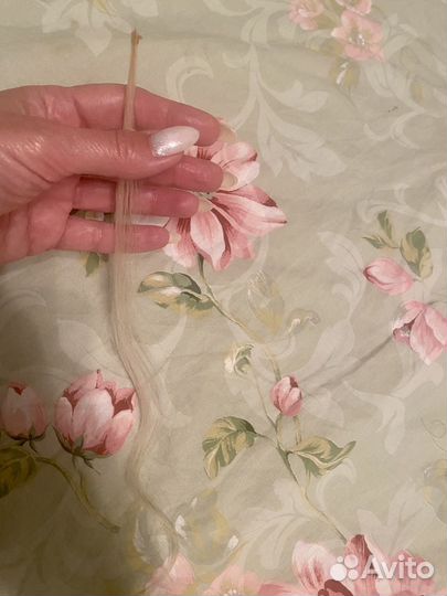 Волосы для наращивания 50 см блонд