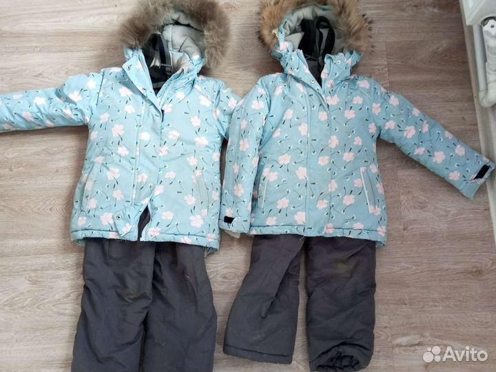 Зимний комбинезон для девочки 104 110