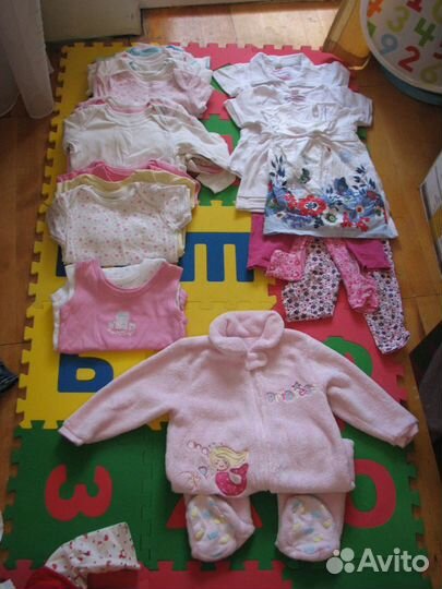 Вещи на девочку от 3 мес до 24 мес