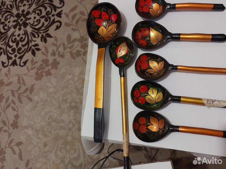 Деревянные ложки хохлома