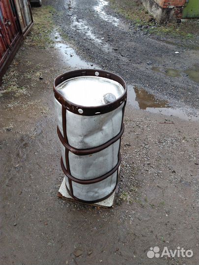 Алюминевая бочка на 275 литров б/у