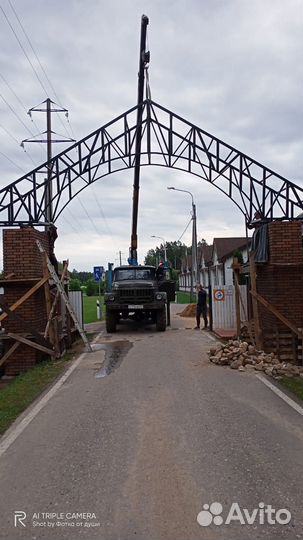 Аренда и услуги манипулятора-вездехода, стрела 3 т, 10 м, борт 4 т, 3.8 м