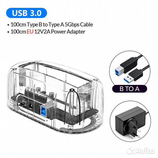 Док-станция Orico USB3 + HDD Toshiba 4Tb