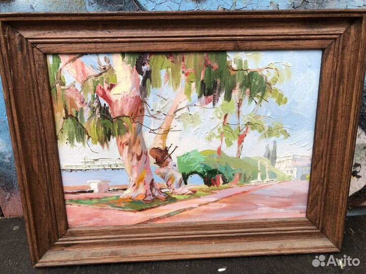 Картина маслом на холсте Сухуми