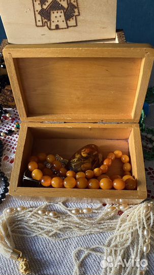 Винтажные бусы шкатулки Псков Минск