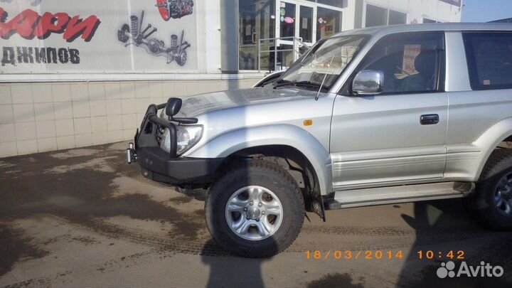 Силовой бампер Land Cruiser Prado 90 (передний)