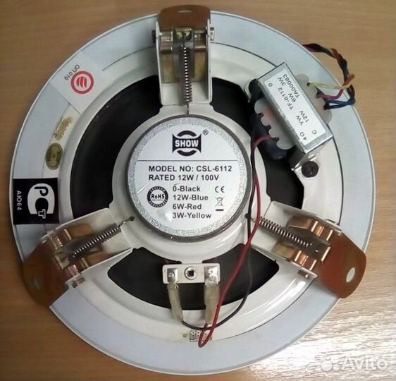 Громкоговоритель потолочный Show CSL6112
