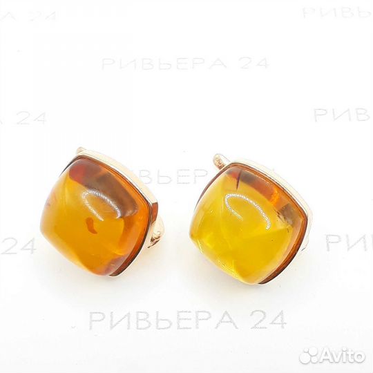 Золотые серьги 585 пробы 6.73 гр