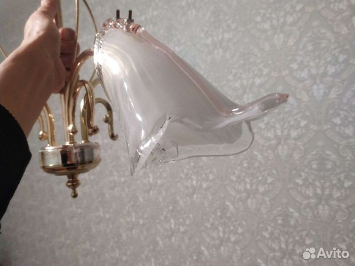 Люстра потолочная бу