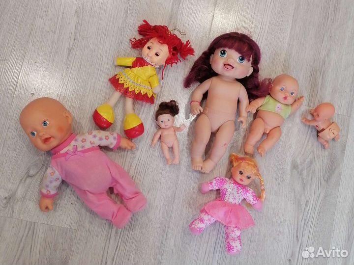 Куклы пупсы пакетом