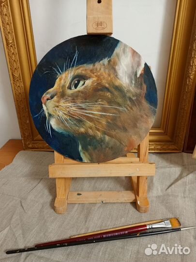 Портрет питомца маслом