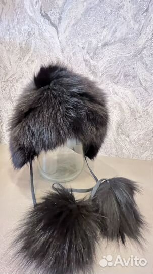 Шапка зимняя меховая женская