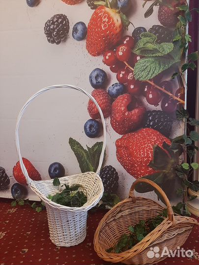 Корзина плетеная большая