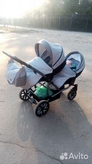 Коляска для двойни 2 в 1 mira