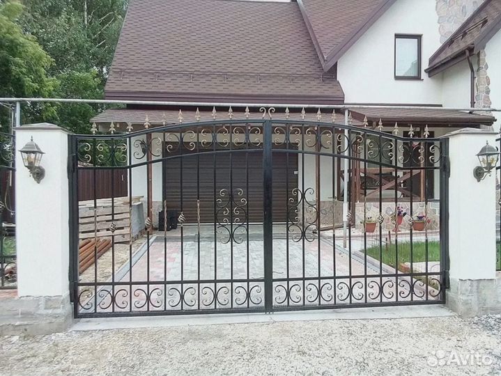 Ворота для частного дома