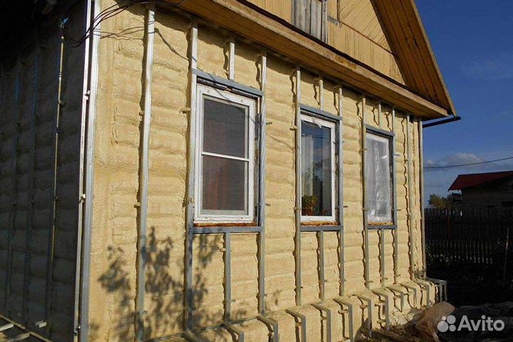 Утепление пеной напыление пенополиуретаном ППУ