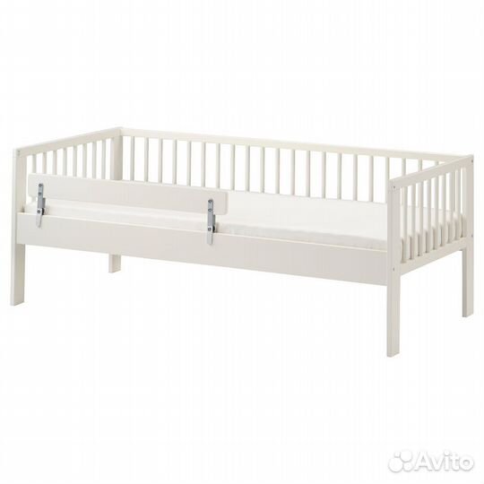 Кровать с реечным дном гулливер + матрас (IKEA)