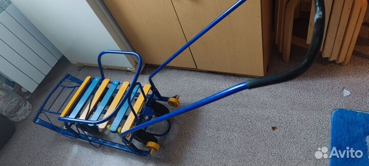 Детские санки на колесах