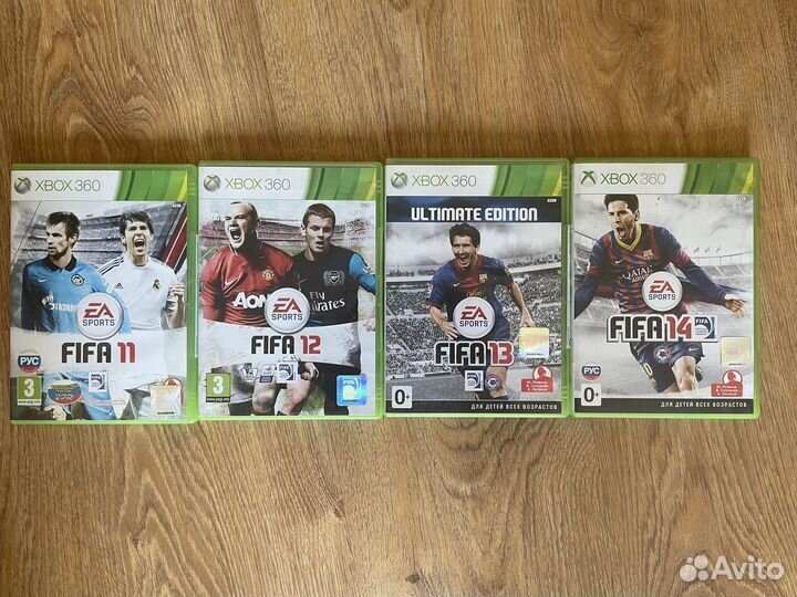 Fifa 11,12,13,14 Xbox 360